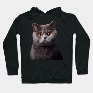 British Shorthair Cat - A Sweet Gift Idea For All Cat Lovers And Cat Moms Hoodie